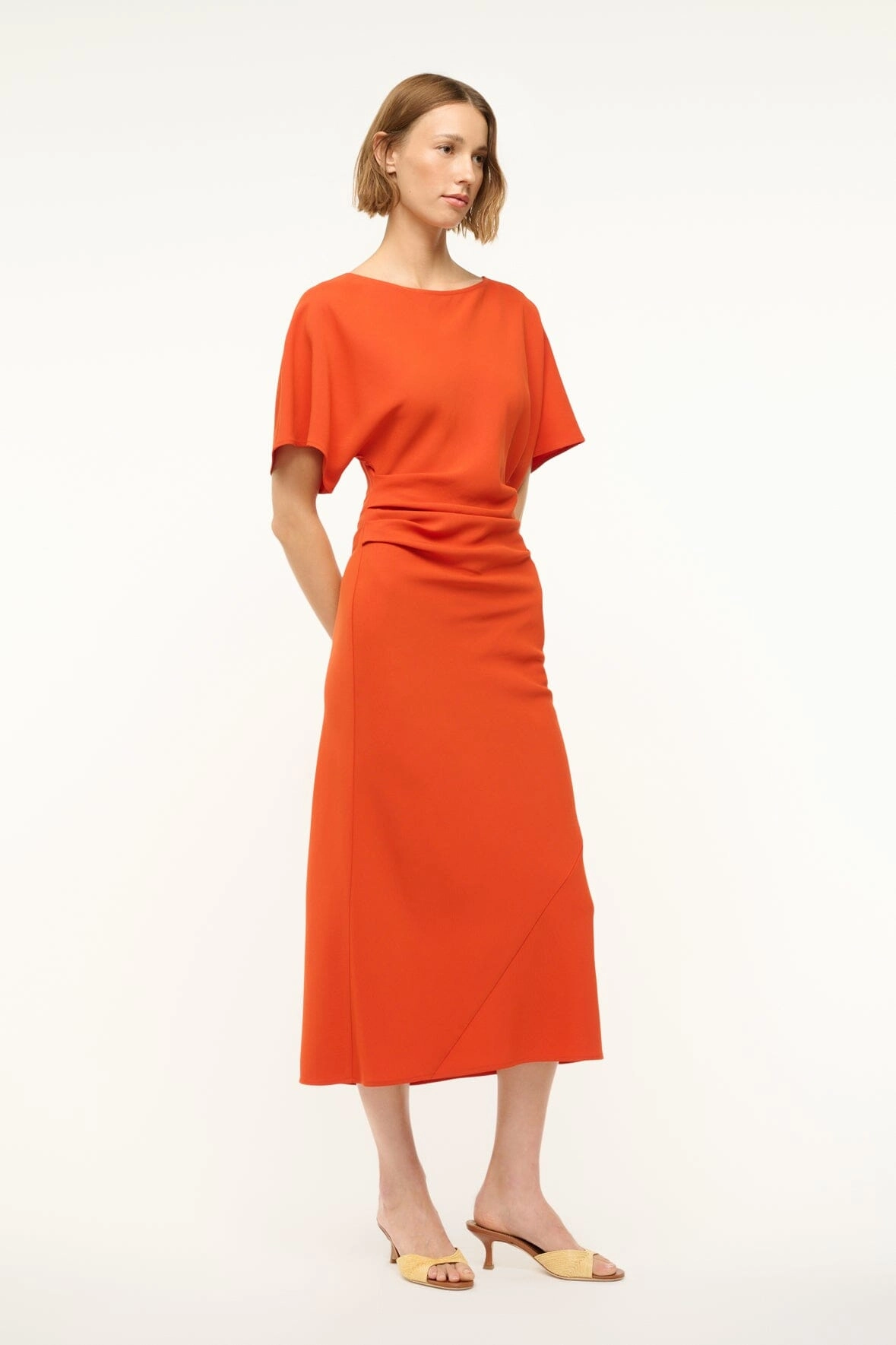 AMELIE MIDI DRESS | CAYENNE