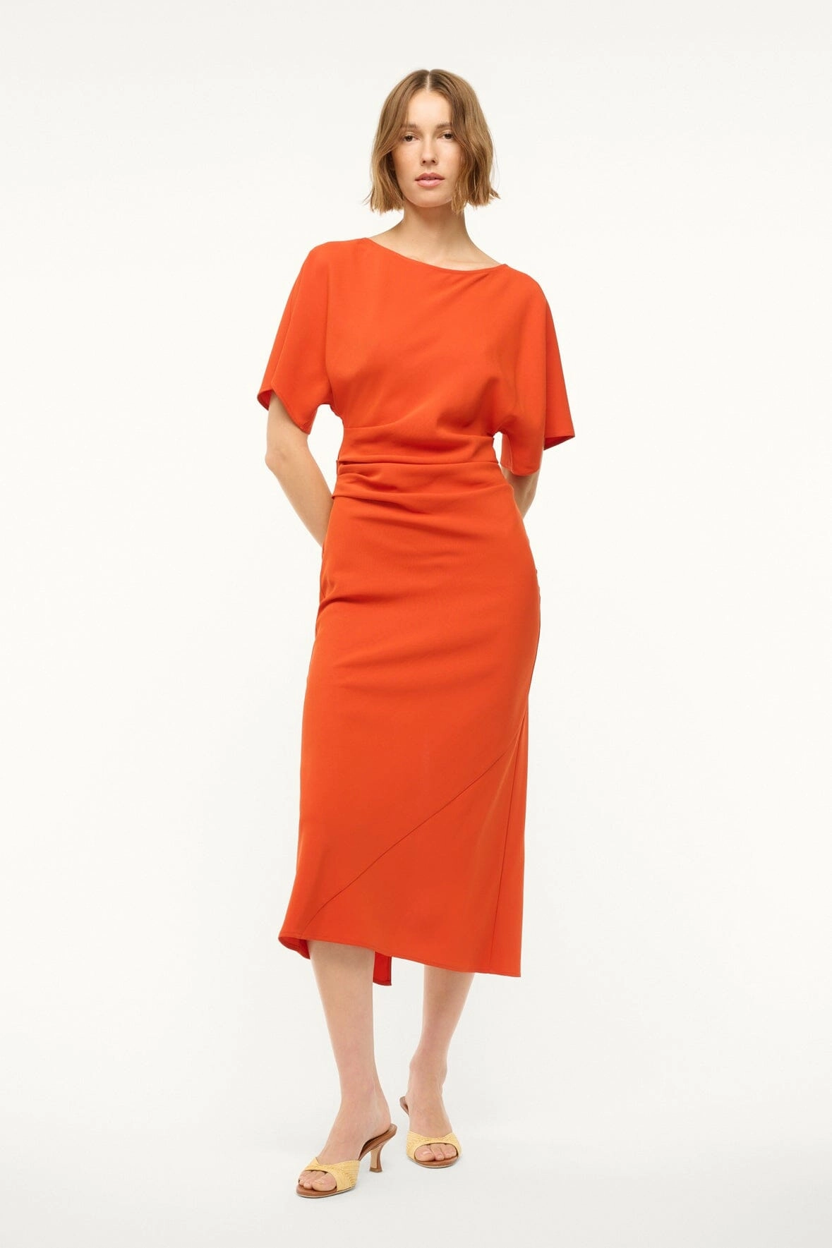 AMELIE MIDI DRESS | CAYENNE