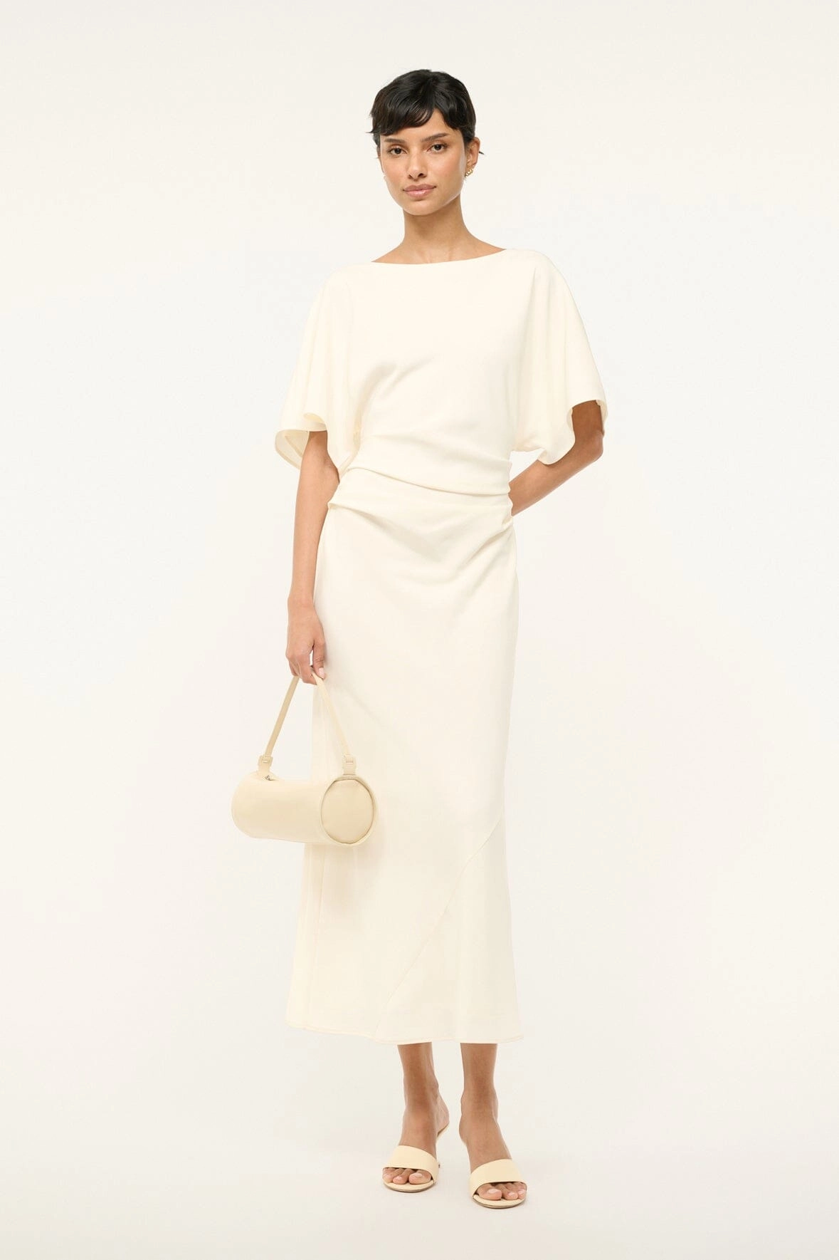AMELIE MIDI DRESS | IVORY