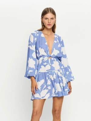 Amelie Tie Front Mini Dress