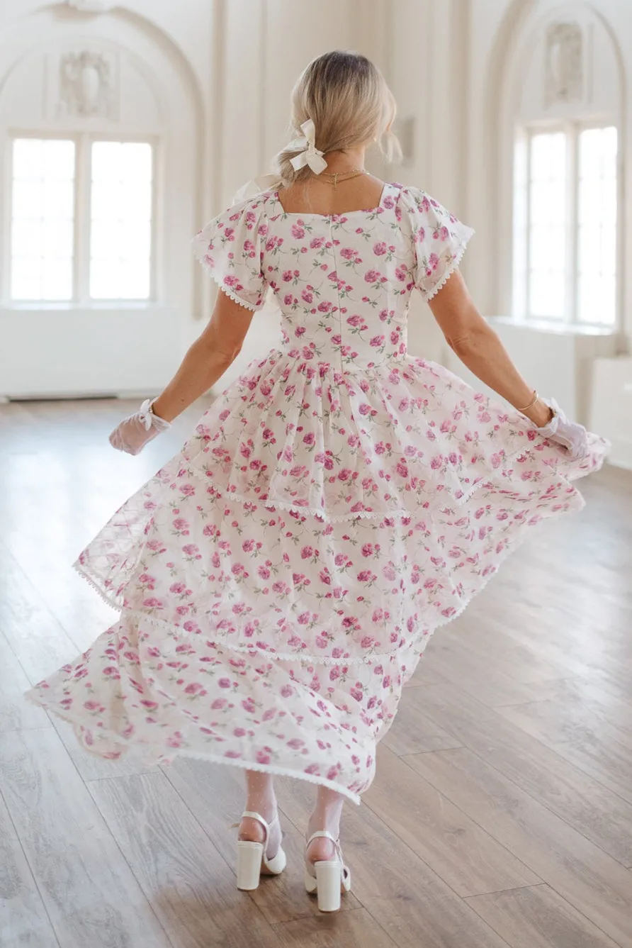 Annabelle Dress in Roses - FINAL SALE