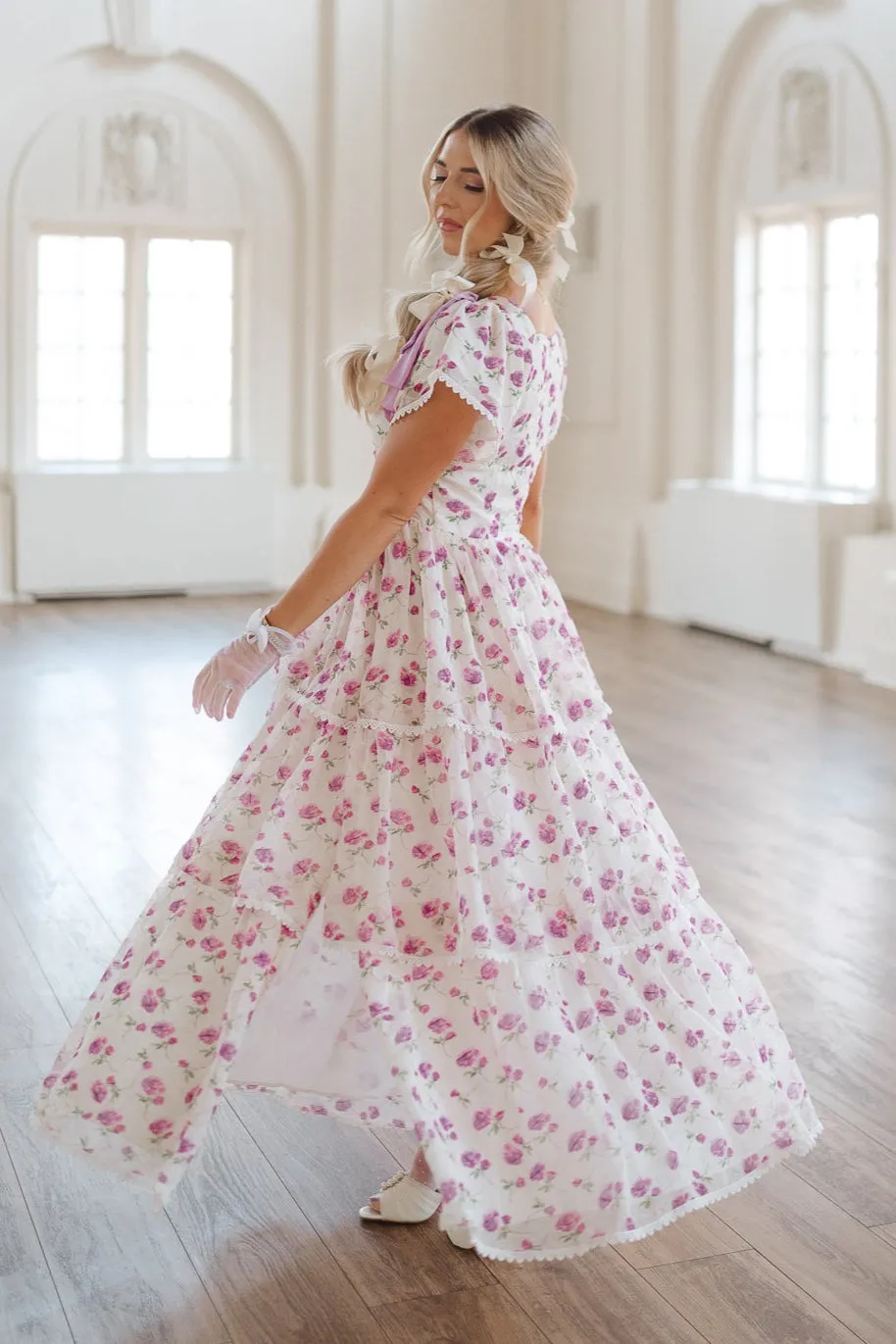 Annabelle Dress in Roses - FINAL SALE
