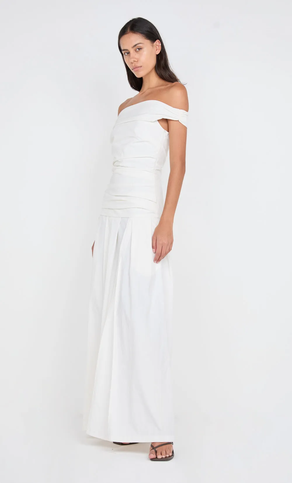 APOLLINE MAXI DRESS - IVORY