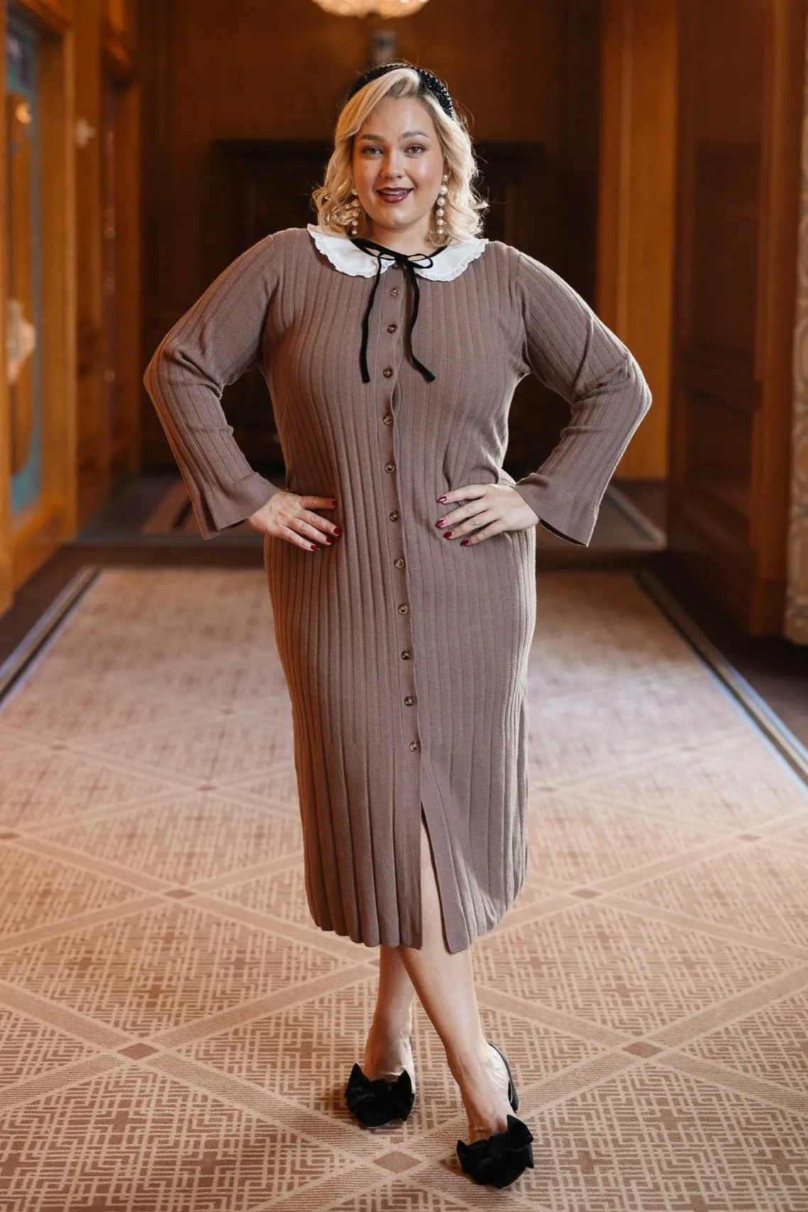 Bark Dress in Taupe - FINAL SALE