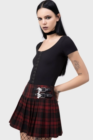 Bat Girl Skirt [TARTAN]