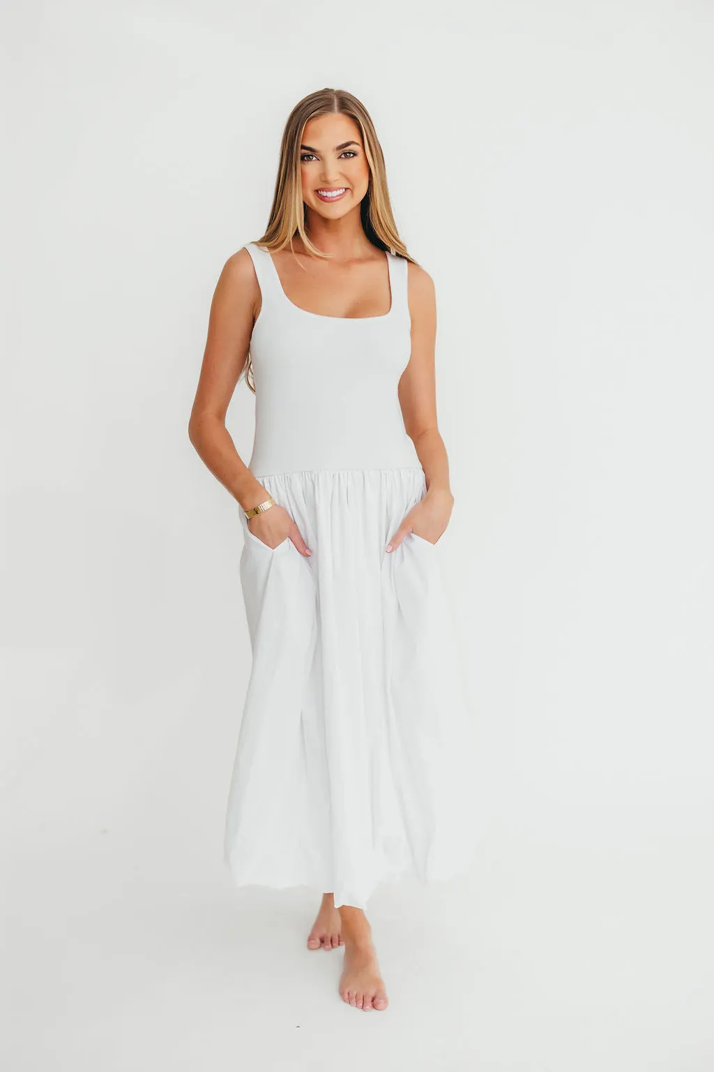 Betty Dress in White