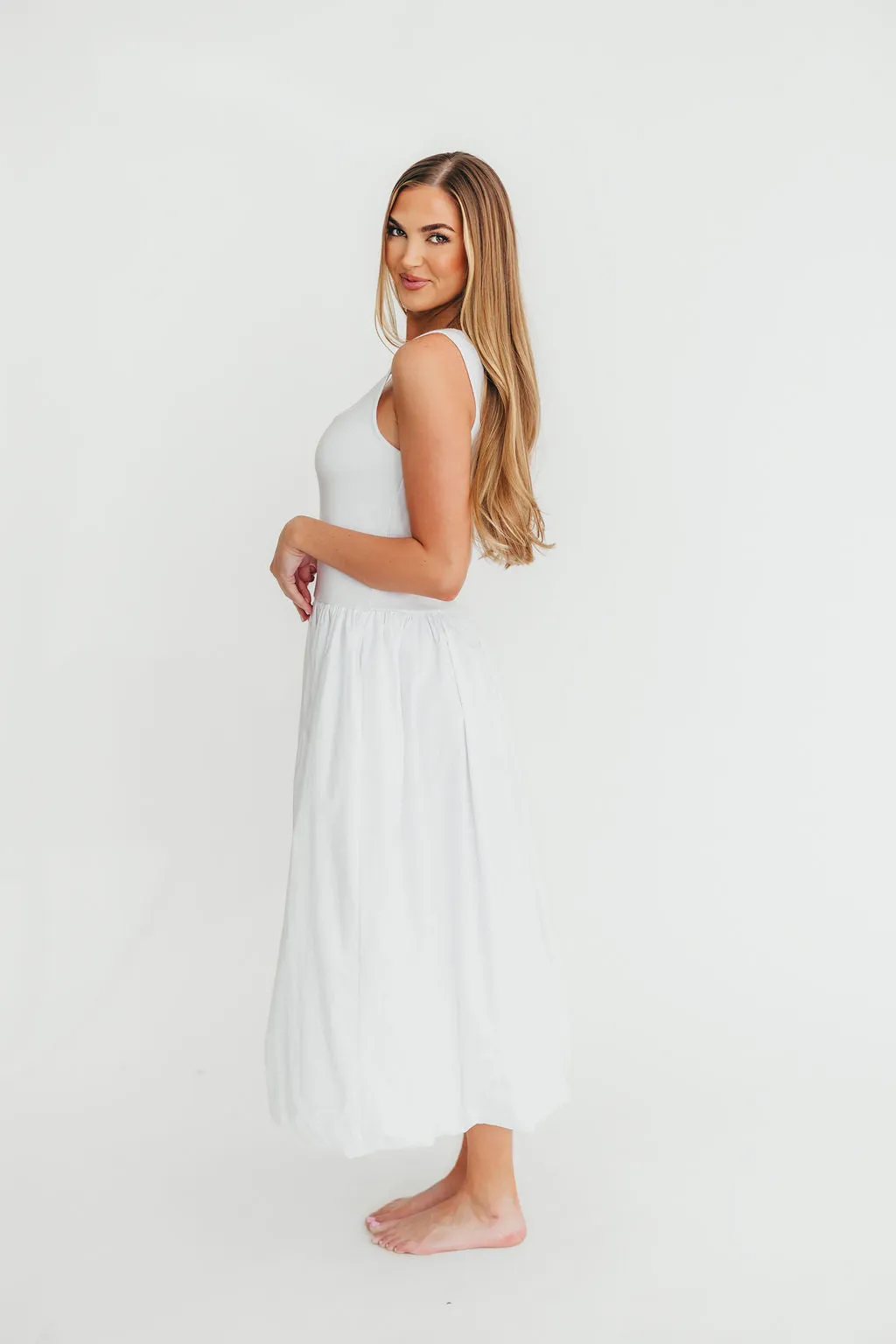 Betty Dress in White