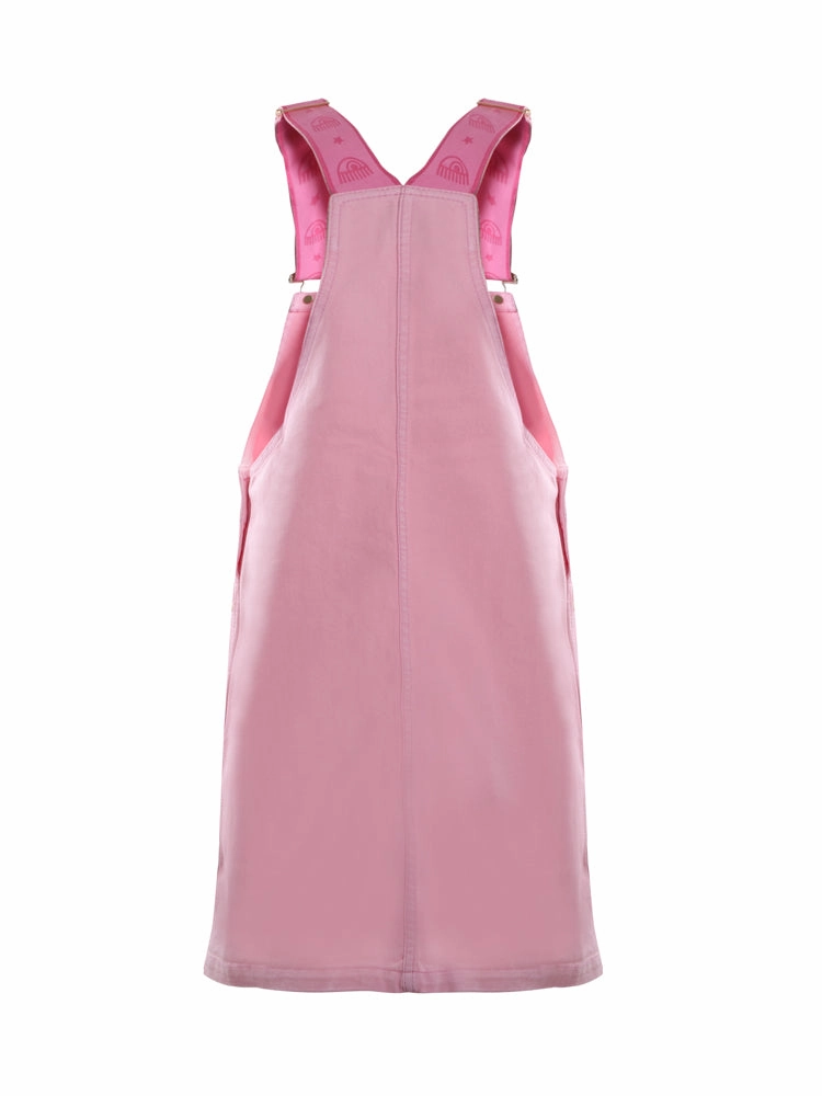 Chiara Ferragni Logo Printed Square-Neck Pinafore