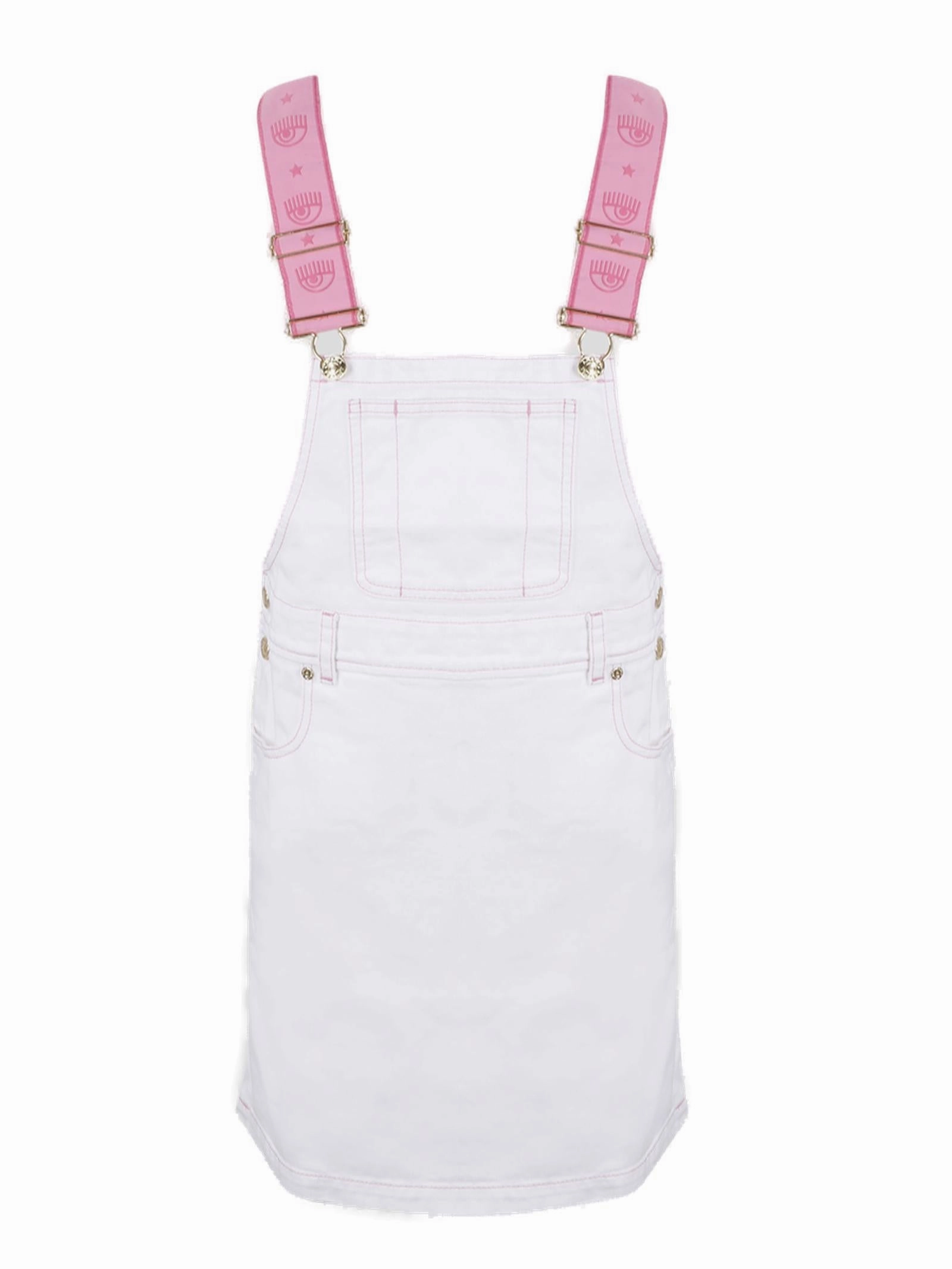 Chiara Ferragni Straight-Hem Pinafore Mini Dress