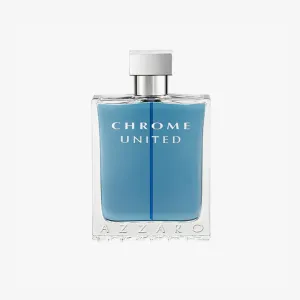 Chrome United For Men By Azzaro Eau de Toilette Spray 3.4 oz