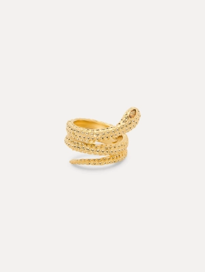 Crystal Snake Ring