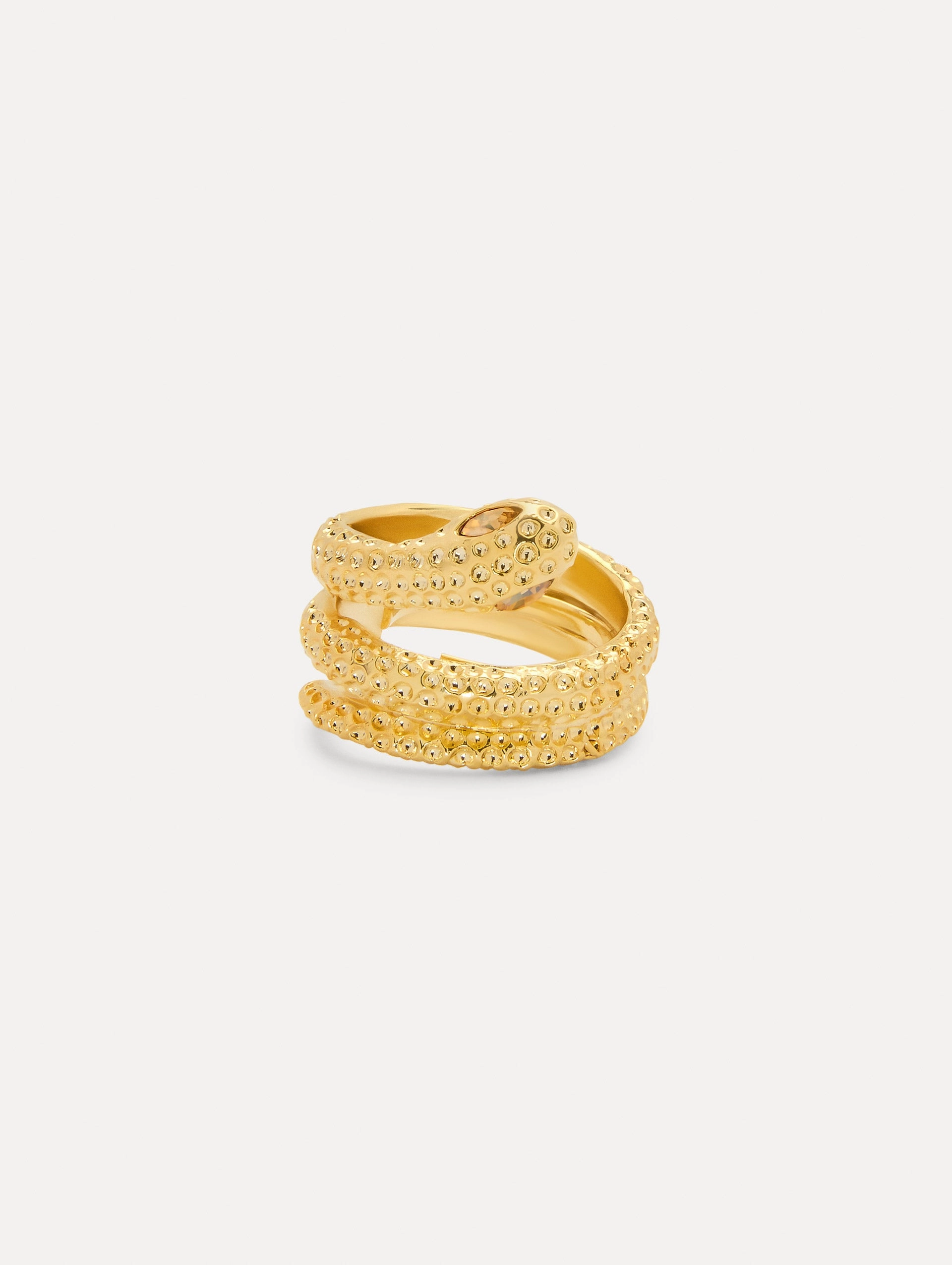 Crystal Snake Ring