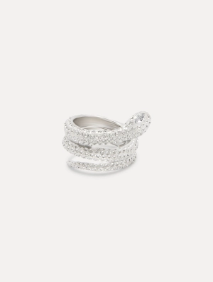 Crystal Snake Ring