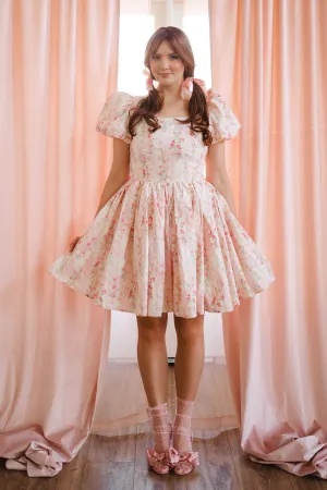 Cupcake Dress in Pink Floral - FINAL SALE
