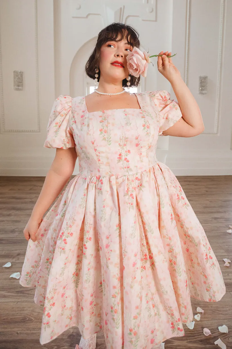 Cupcake Dress in Pink Floral - FINAL SALE