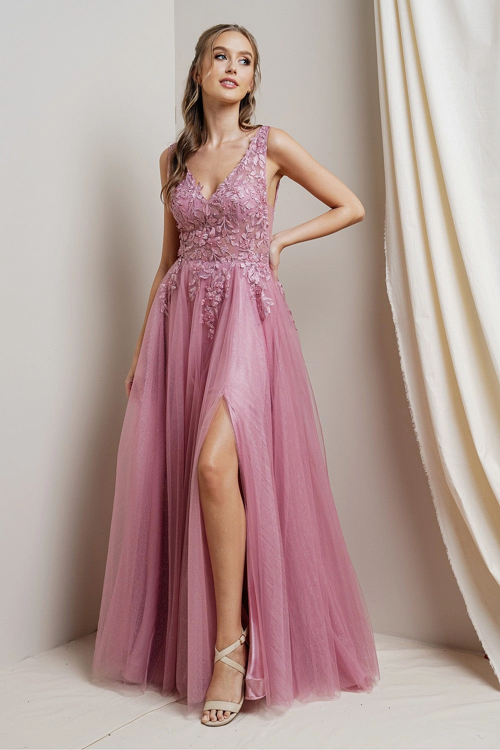 Donatella Dress in Rose