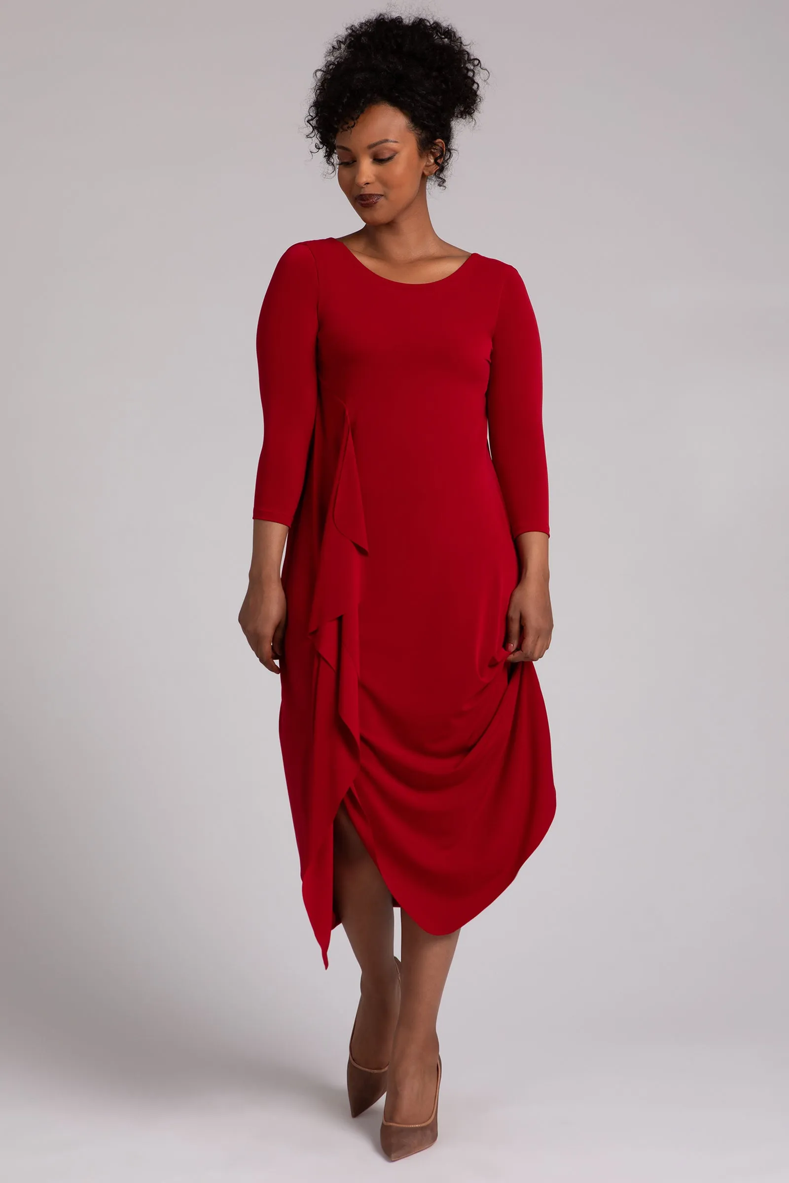 Drama Dress | Red