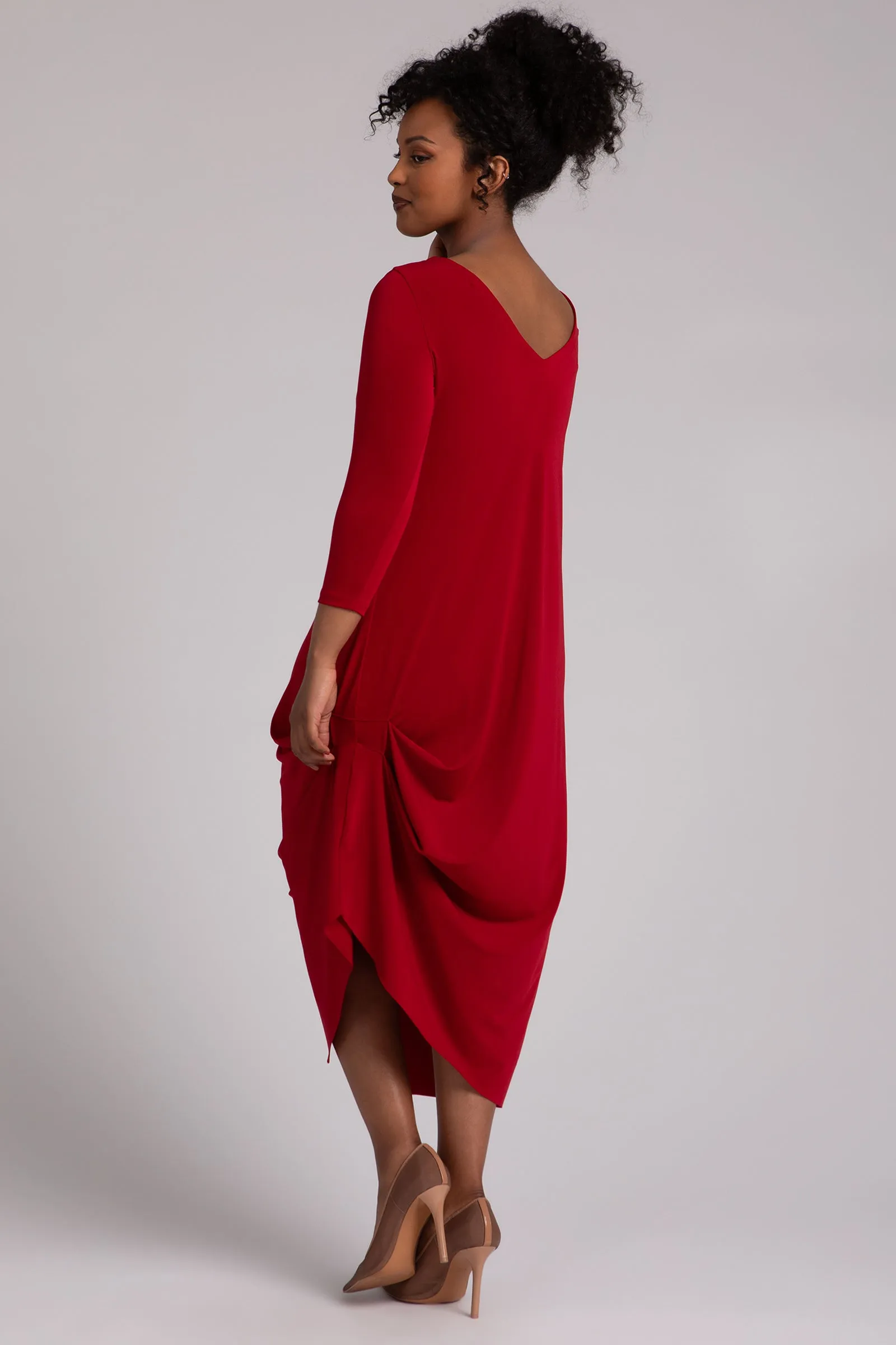 Drama Dress | Red
