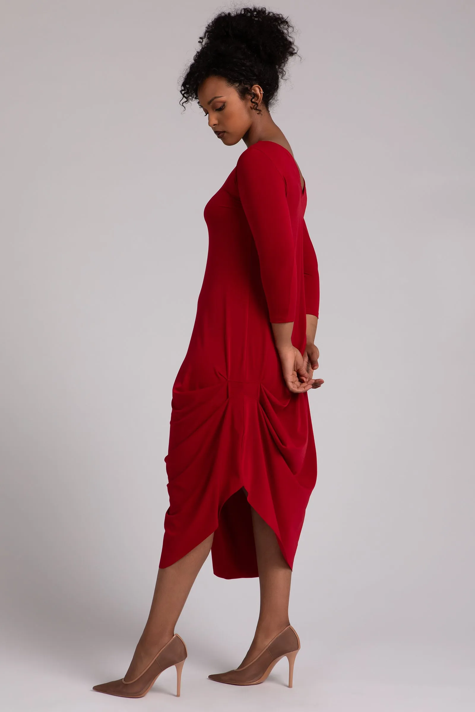 Drama Dress | Red