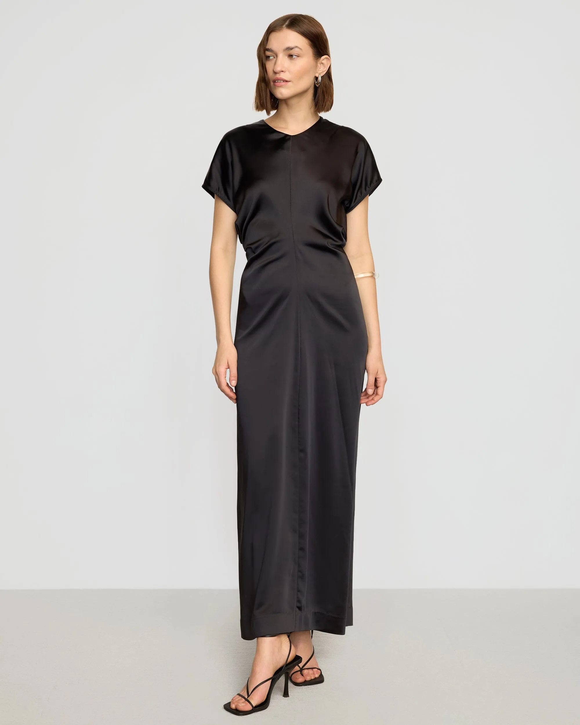 Fiona Curved-Shoulder Dress