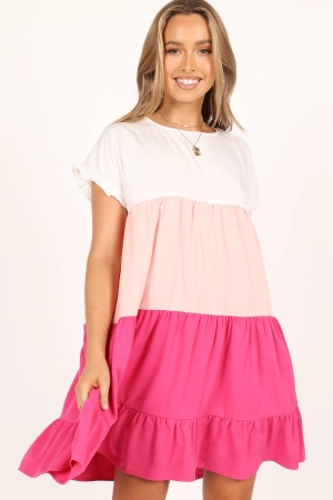 Garces Dress - Pink