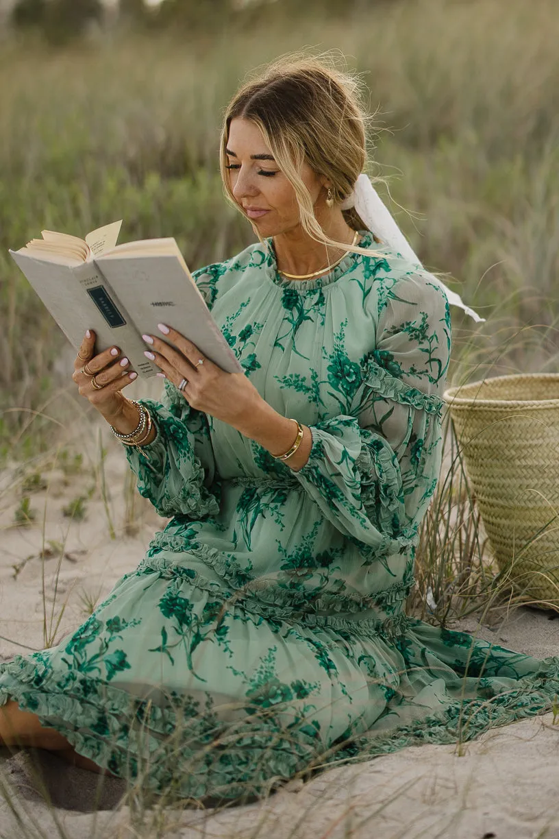 Geneva Short Dress in Bright Green