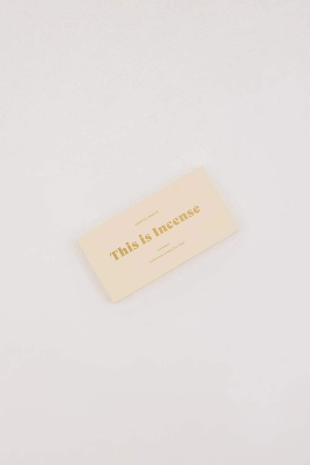 GENTLE HABITS INCENSE - CONNECT
