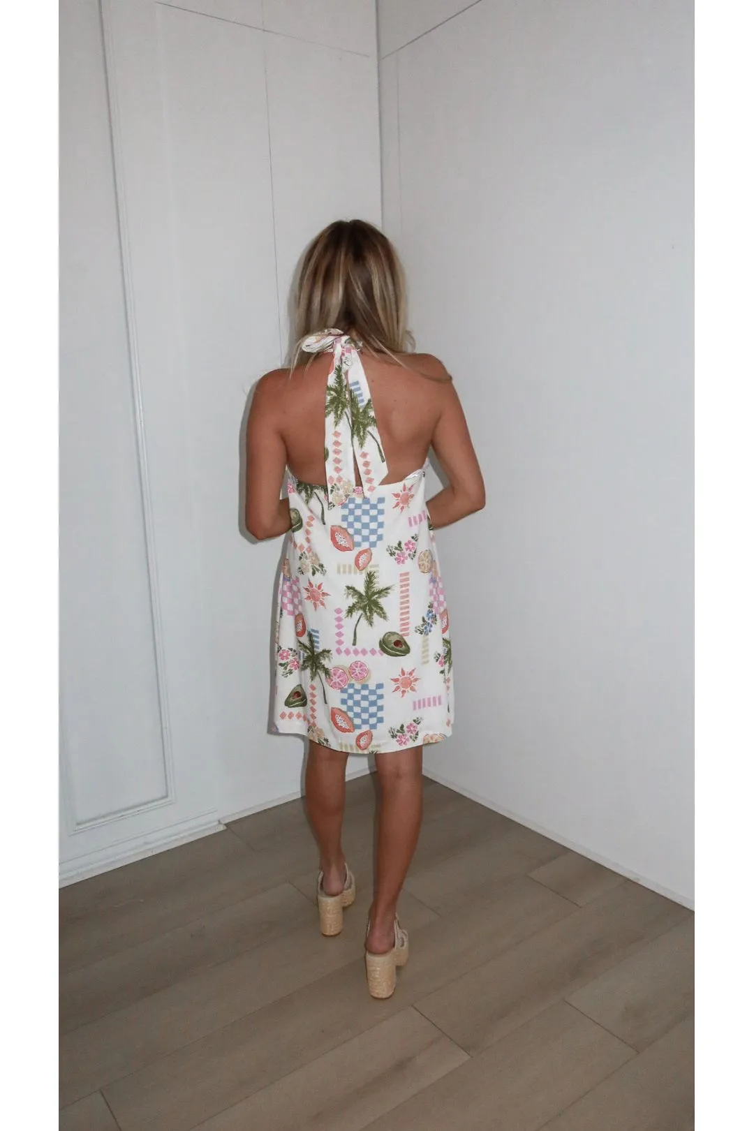 Gracie Halter Neck Mini Dress