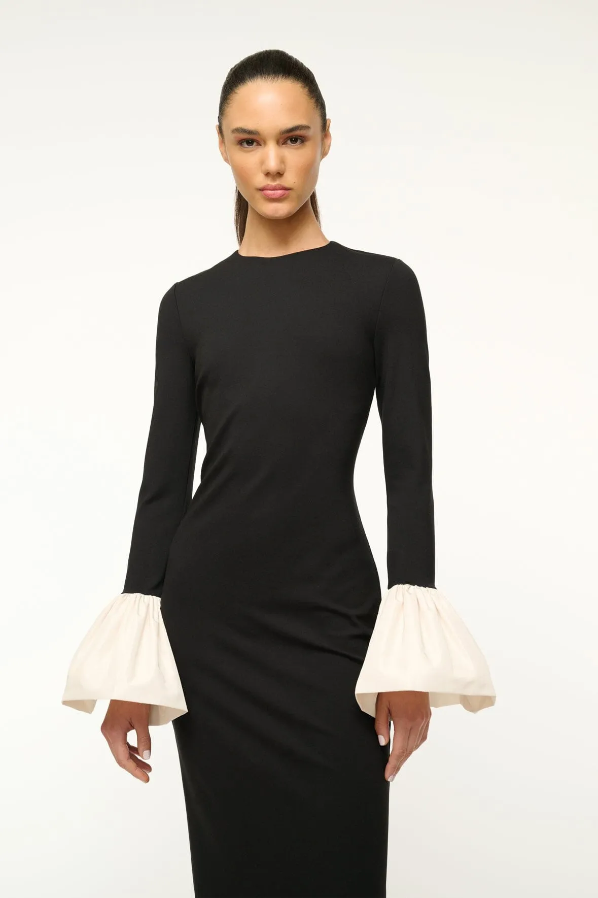 HAWTHORNE MAXI DRESS | BLACK IVORY