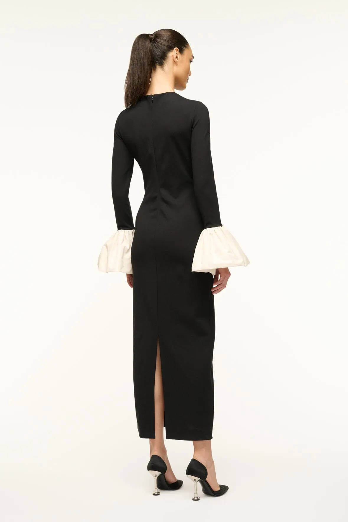 HAWTHORNE MAXI DRESS | BLACK IVORY