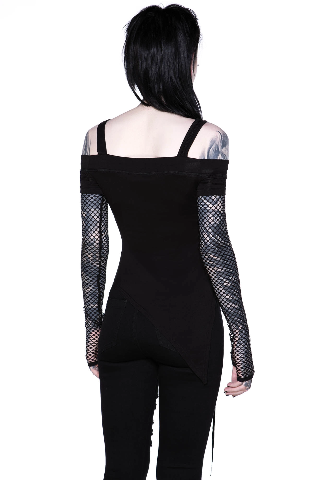 Hole Heartedly Bardot Top - Resurrect