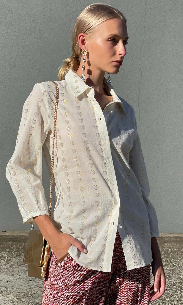 HOSS Gold Heart Shirt