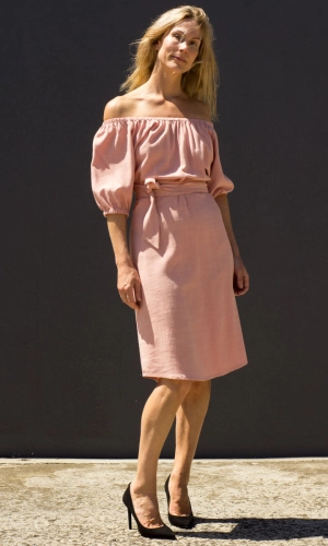 HOSS Mimi Dress - Dusty Pink