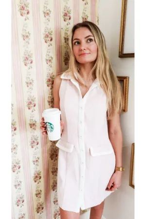 Jackie Soirée Button-Down Mini Dress