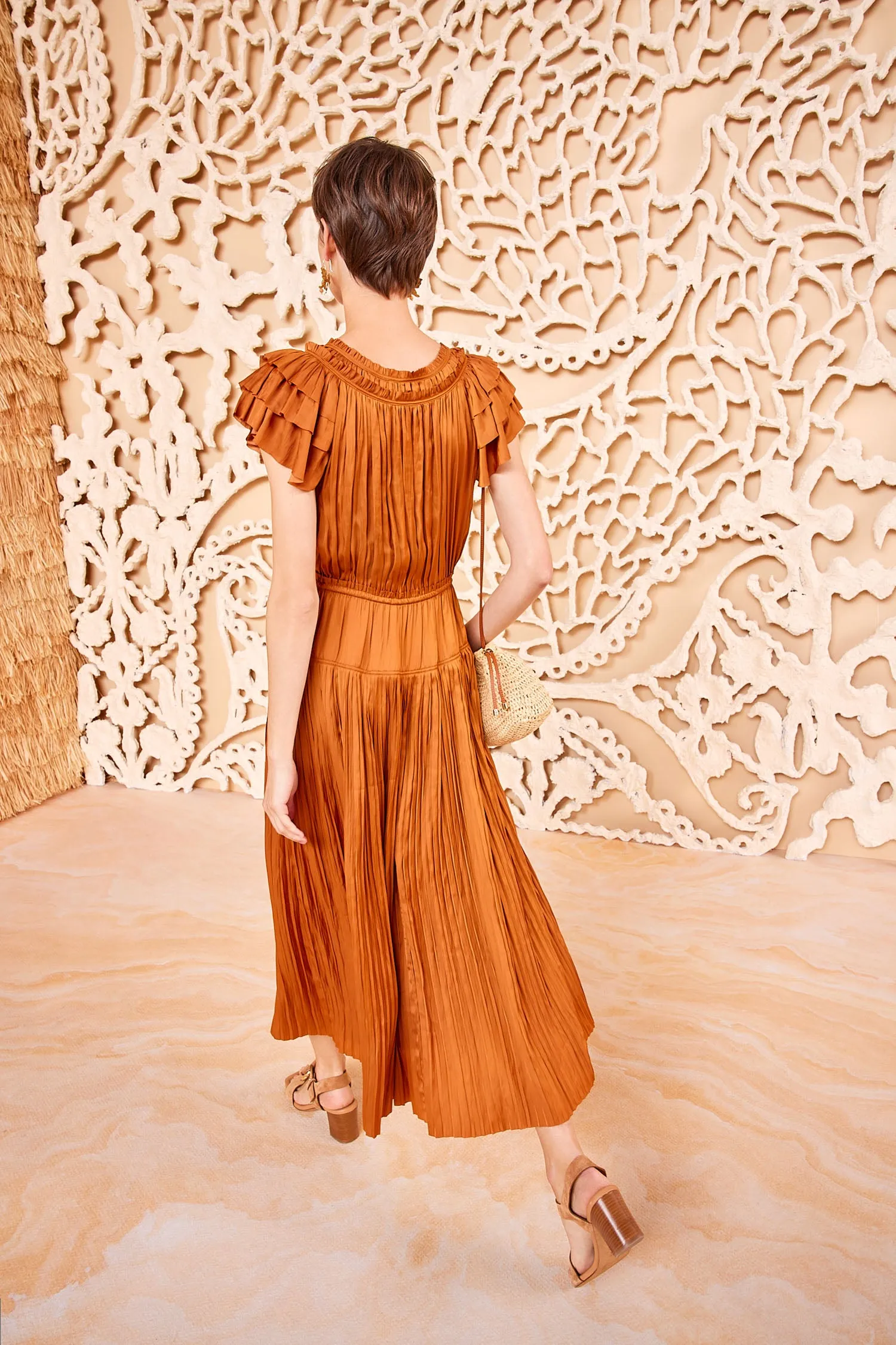 Kalesta Dress - Amber