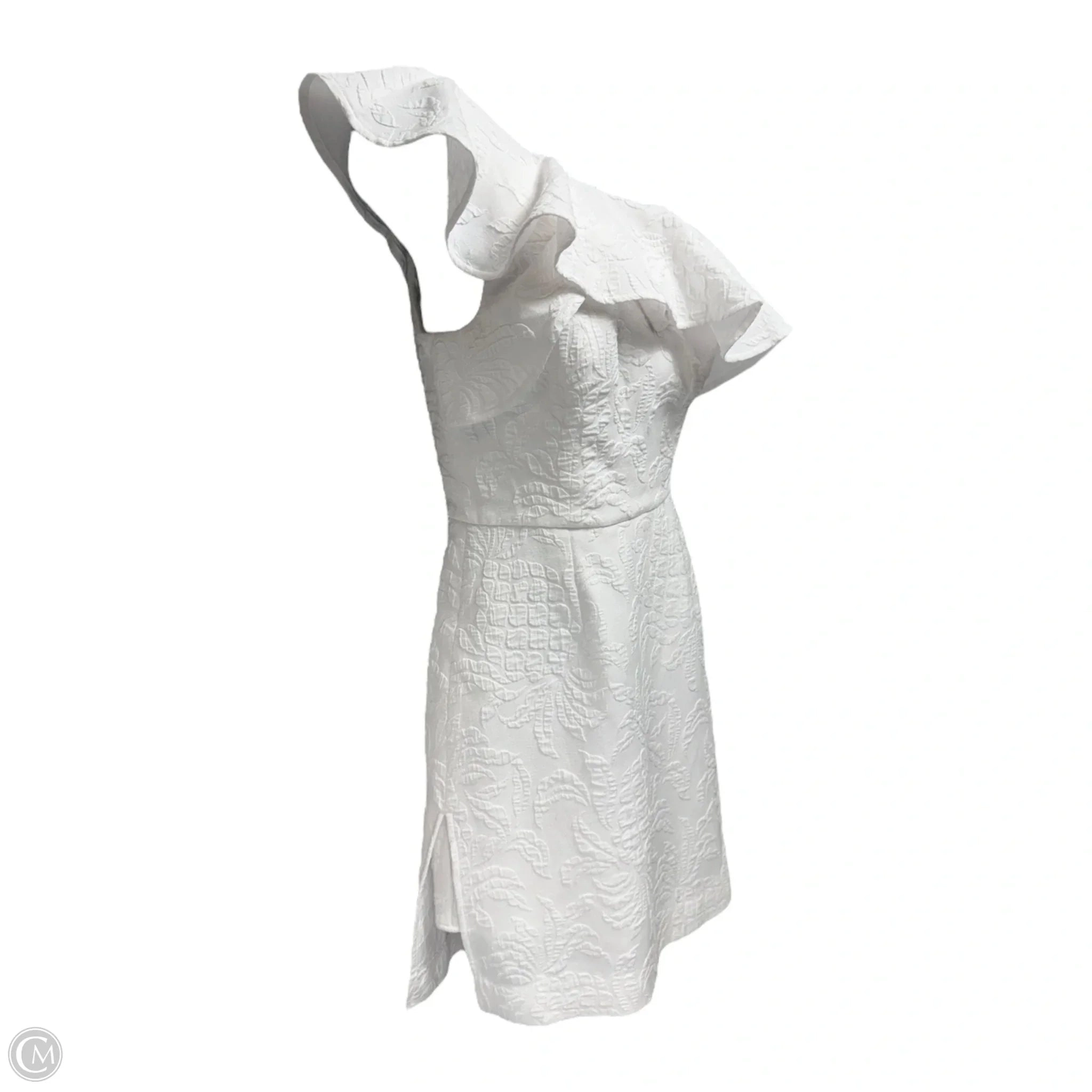 Kipton Ruffle Romper Designer By Lilly Pulitzer In Resort White, Size: 0