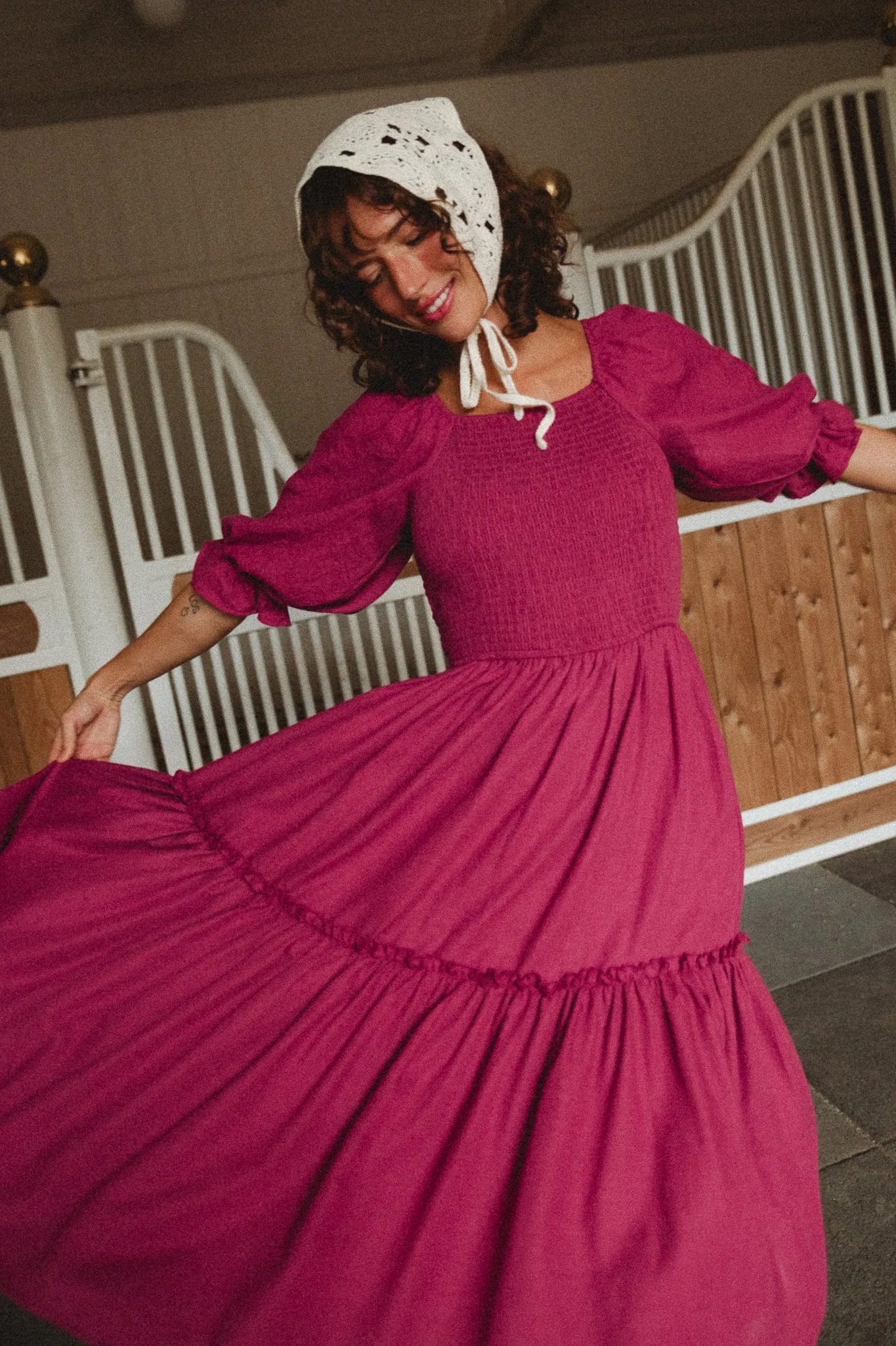 Lani Dress in Berry - FINAL SALE