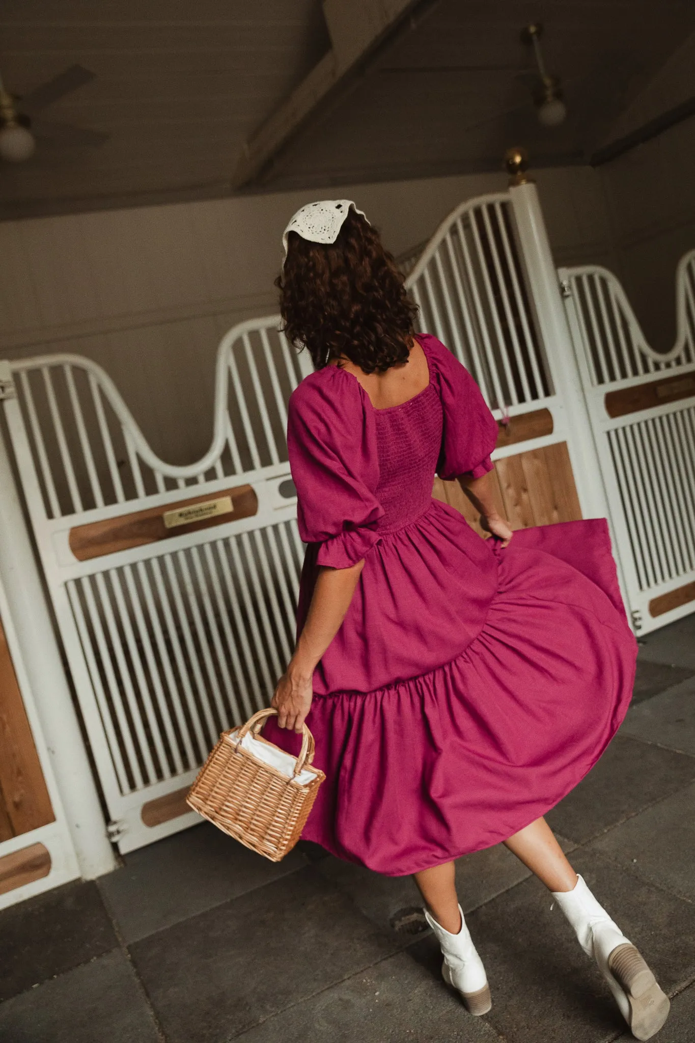 Lani Dress in Berry - FINAL SALE