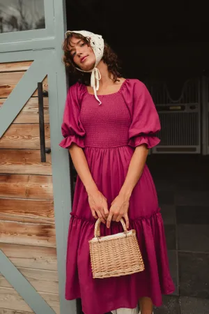 Lani Dress in Berry - FINAL SALE