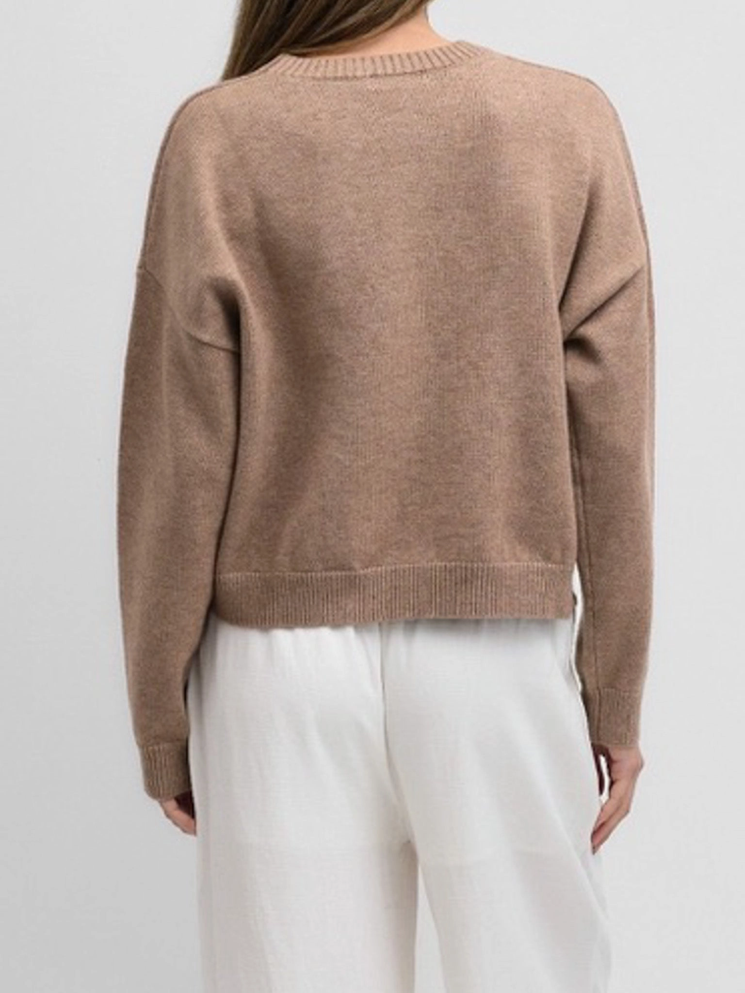 Lexi Pocket Sweater Mocha
