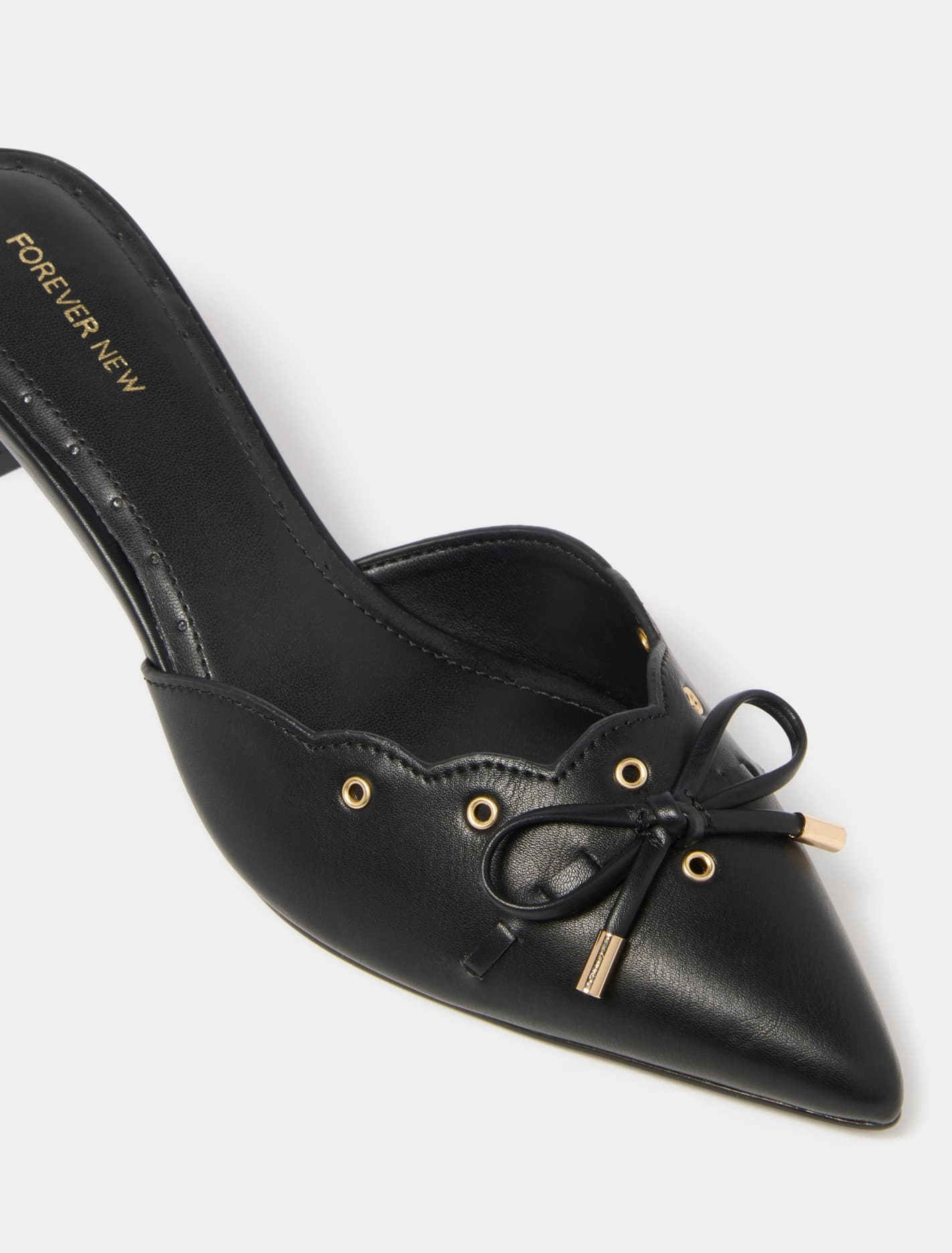 Marci Scalloped Mule Heel