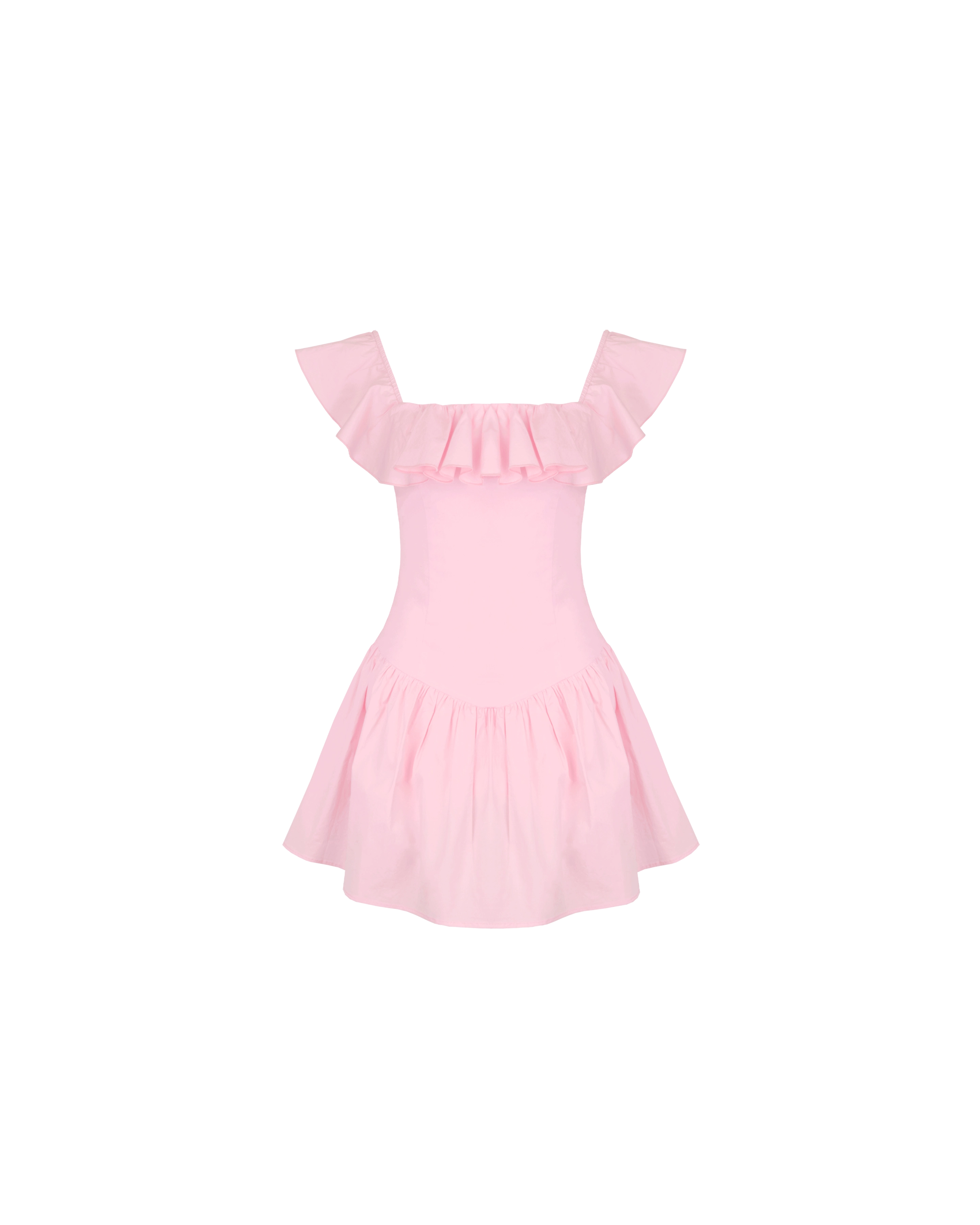MONACO MINI DRESS SOFT PINK