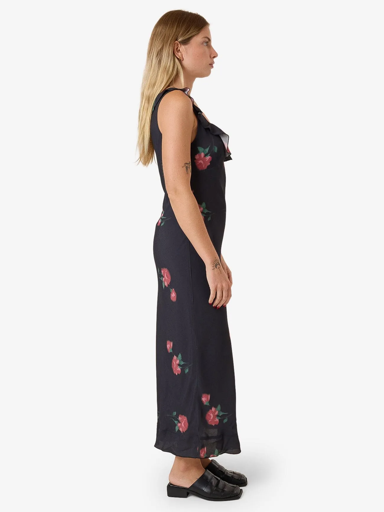No Promises Juliette Midi Dress - Black