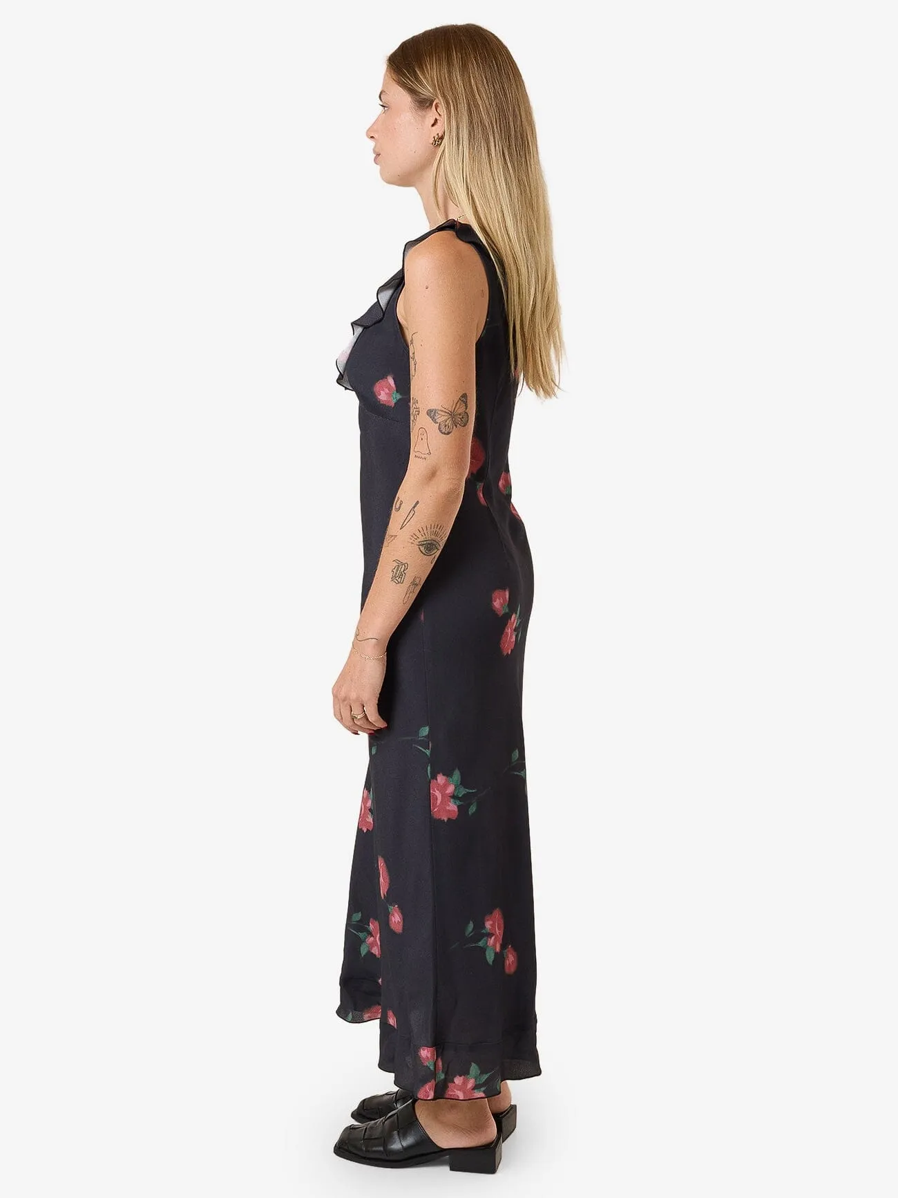 No Promises Juliette Midi Dress - Black