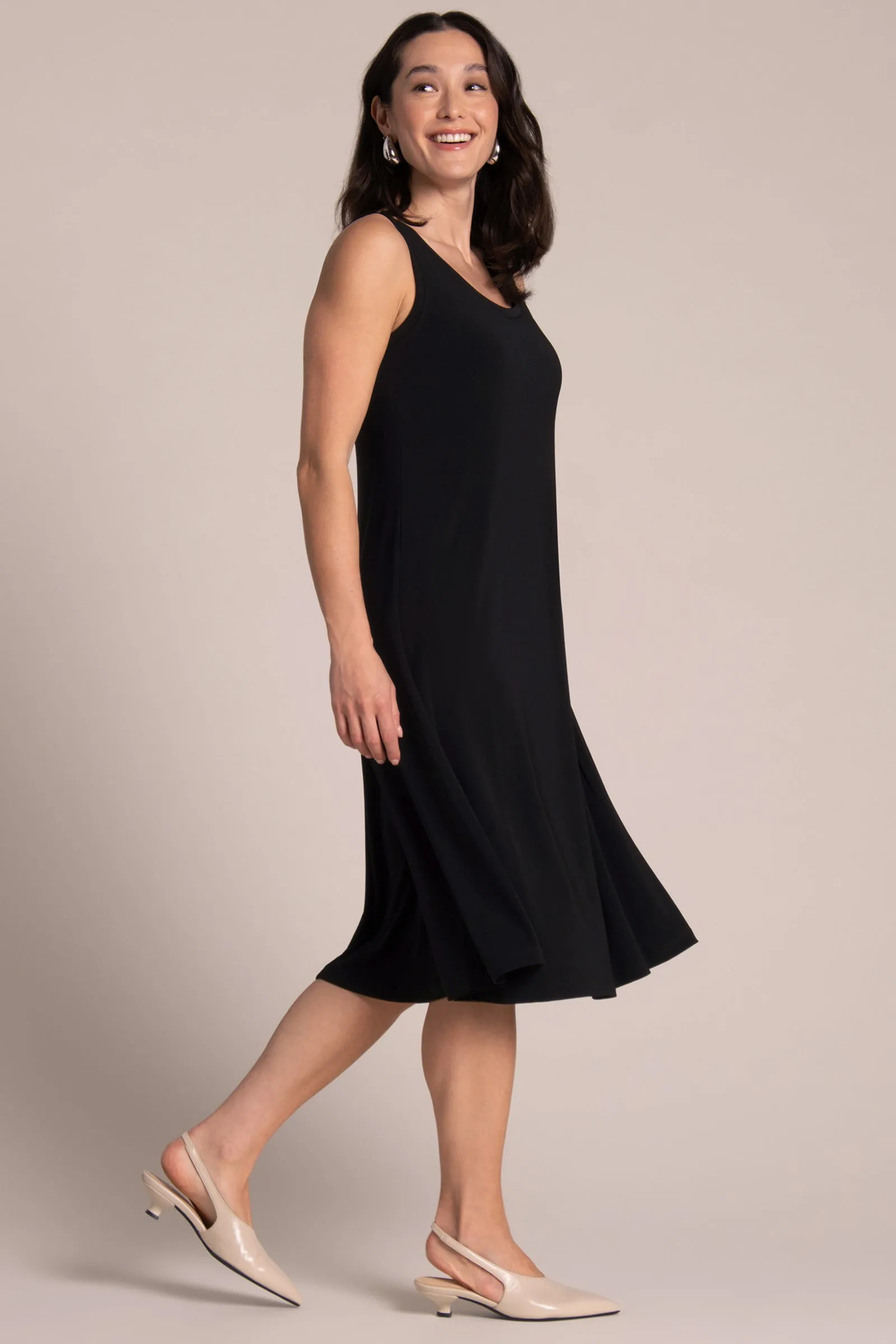 Nu Tank Dress Short | Black