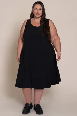 Nu Tank Dress Short Plus | Black