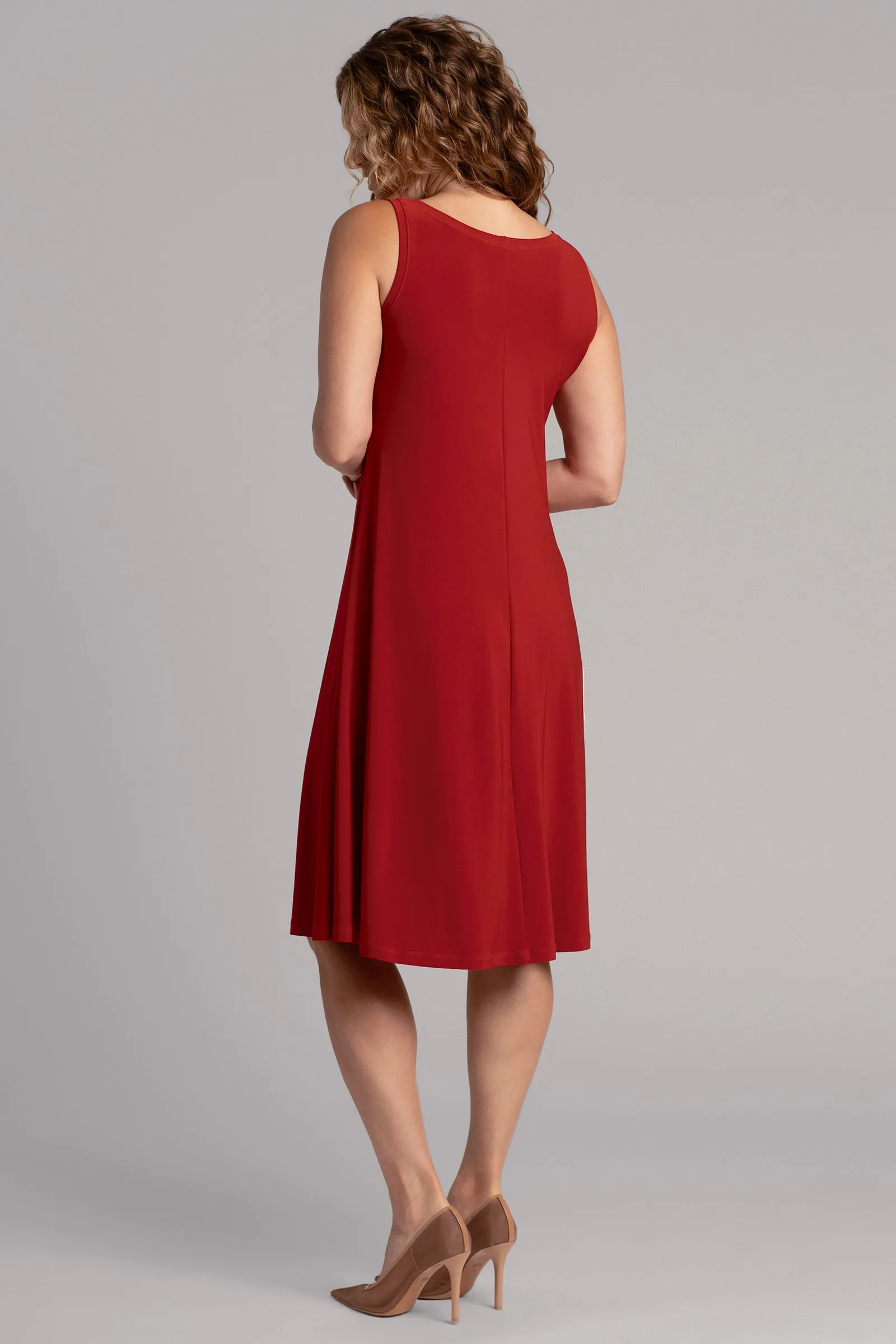 Nu Tank Dress Short | Red