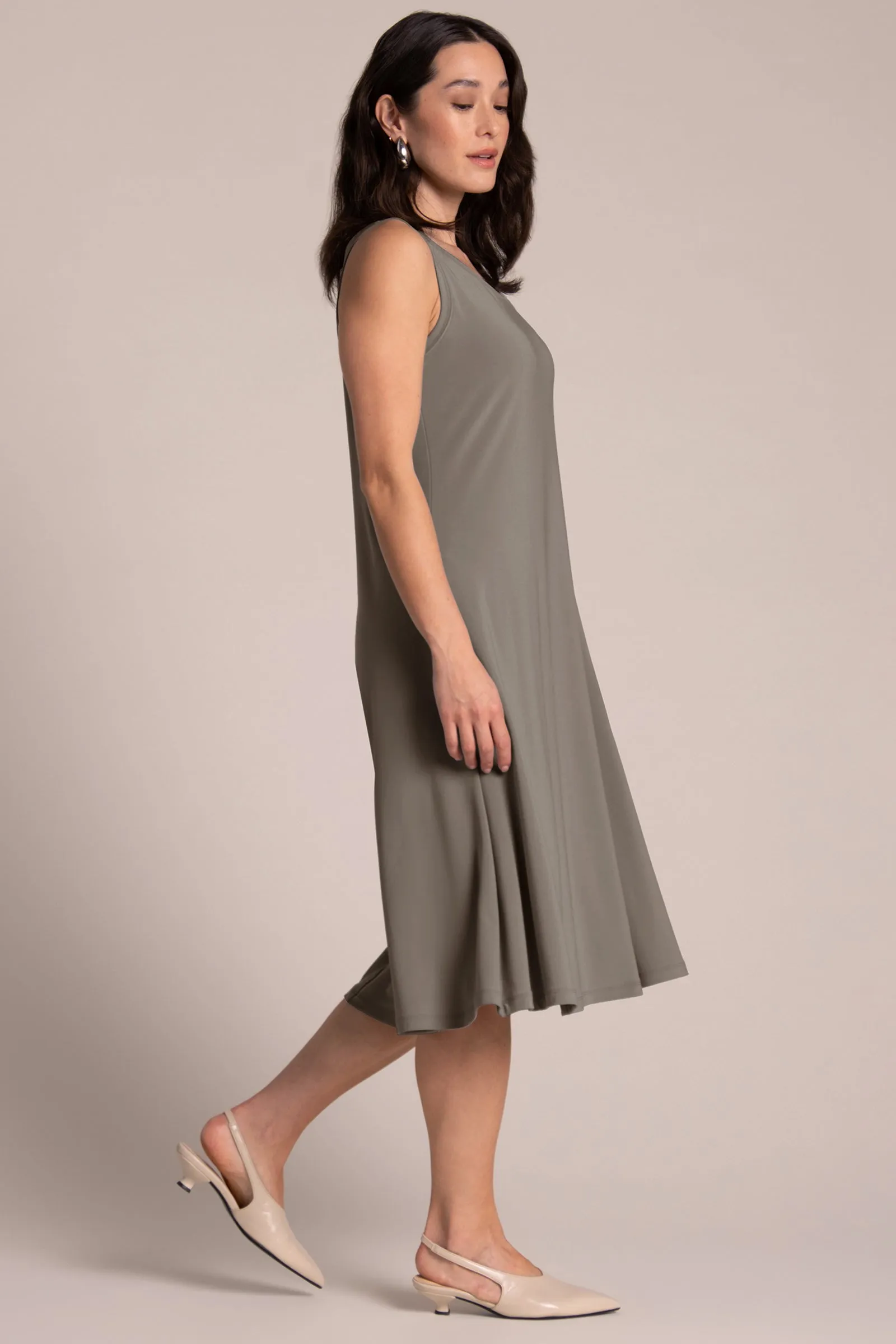 Nu Tank Dress Short | Taupe