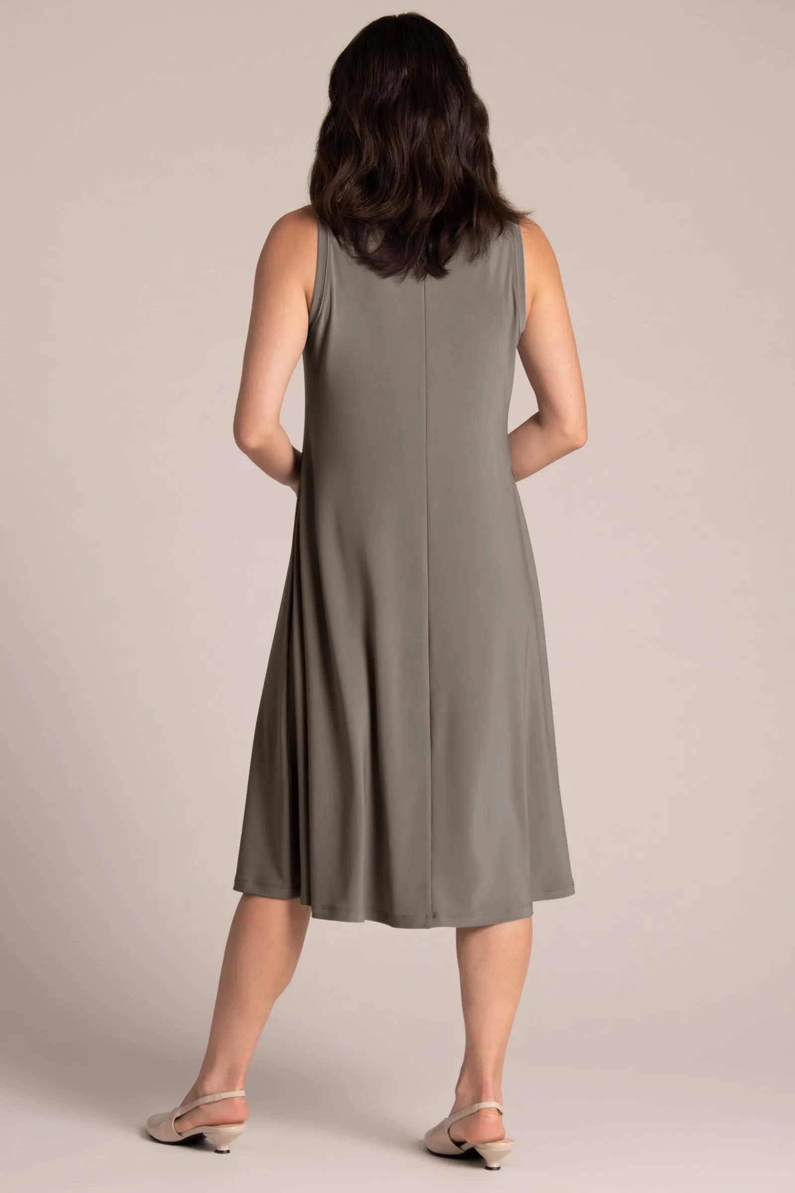 Nu Tank Dress Short | Taupe