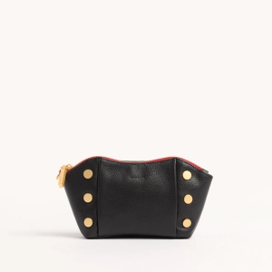 Paul Pocket | Black Press/Brushed Gold Red Zip
